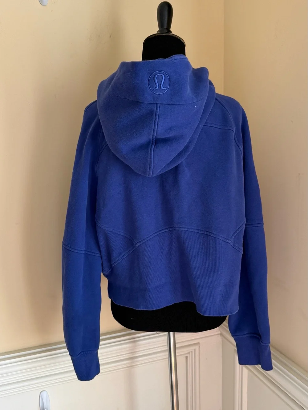 Lululemon Cobalt Blue Scuba Oversized Half-Zip Hoodie W3DM4S Size M/L‎